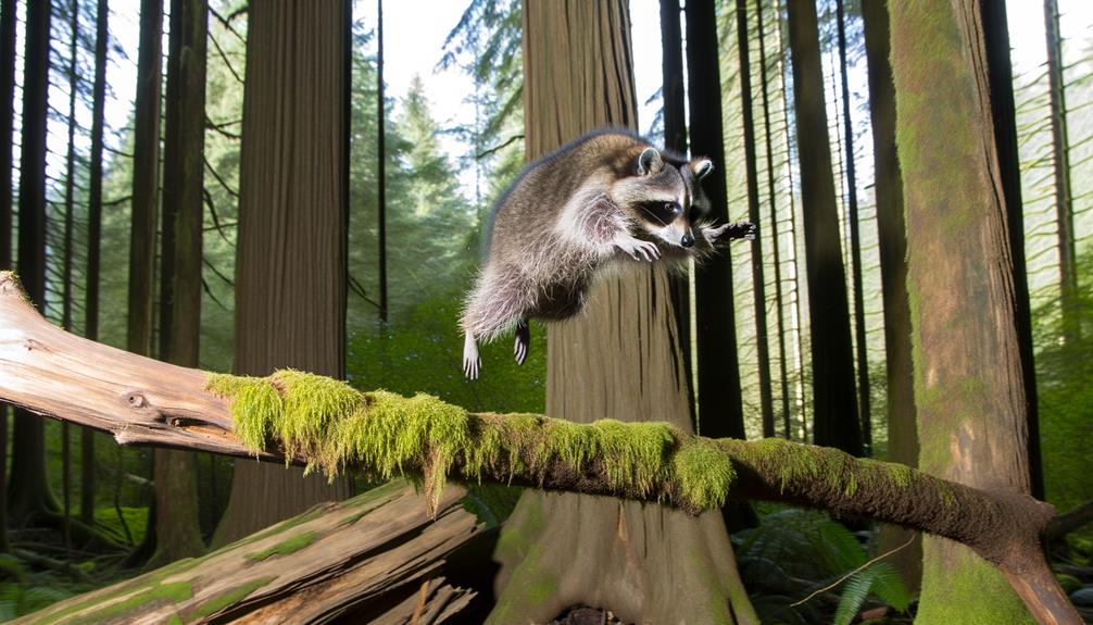 acrobatic skills in action