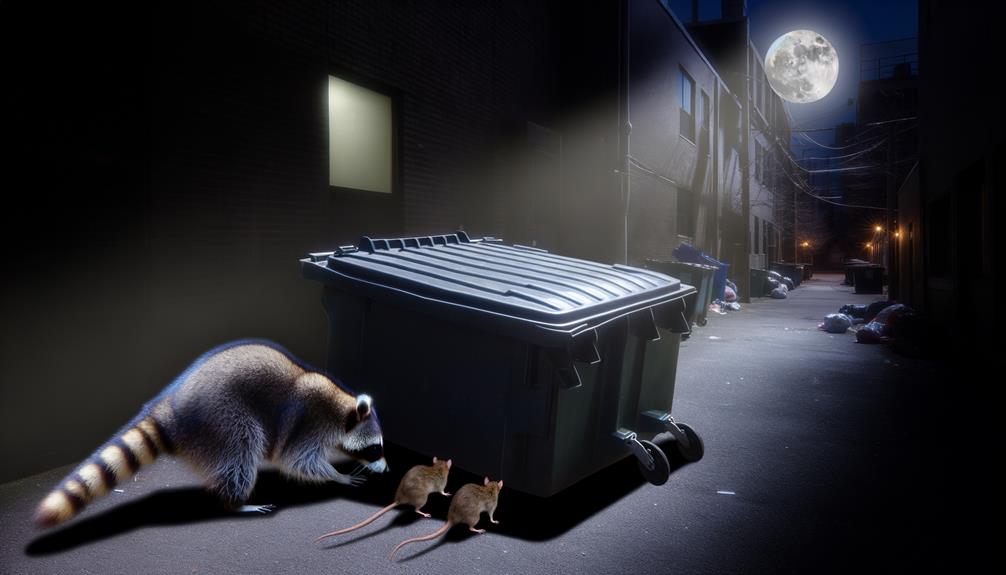 adaptable raccoons seek sustenance