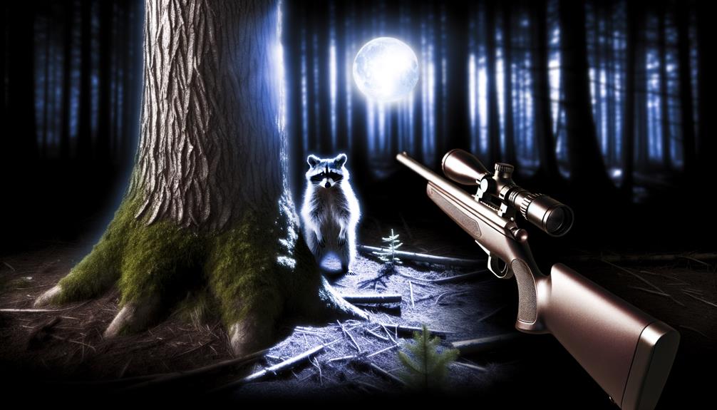 air rifle raccoon hunting