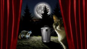 cats fear raccoons question