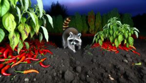 cayenne pepper deters raccoons