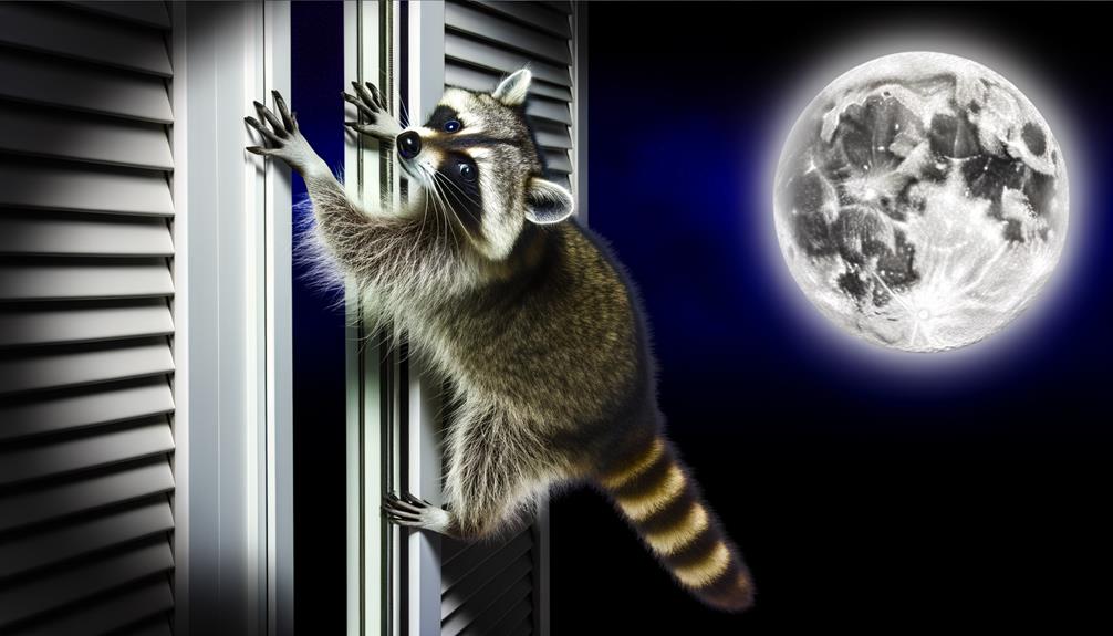 clever raccoons outsmart doors