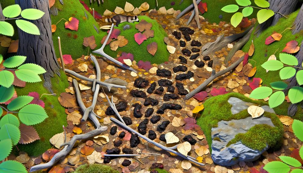 common raccoon latrine locations