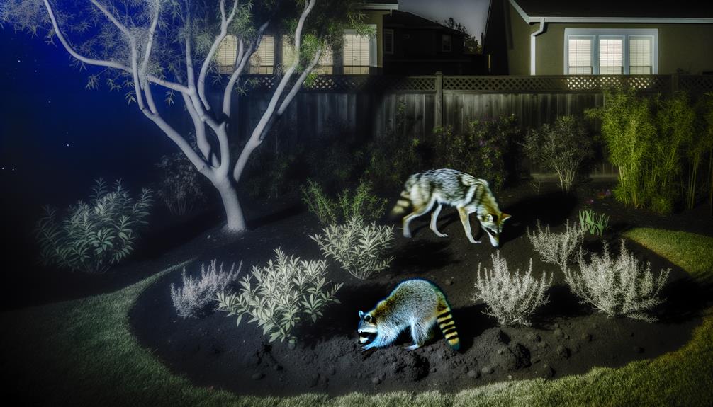coyote urine deters raccoons