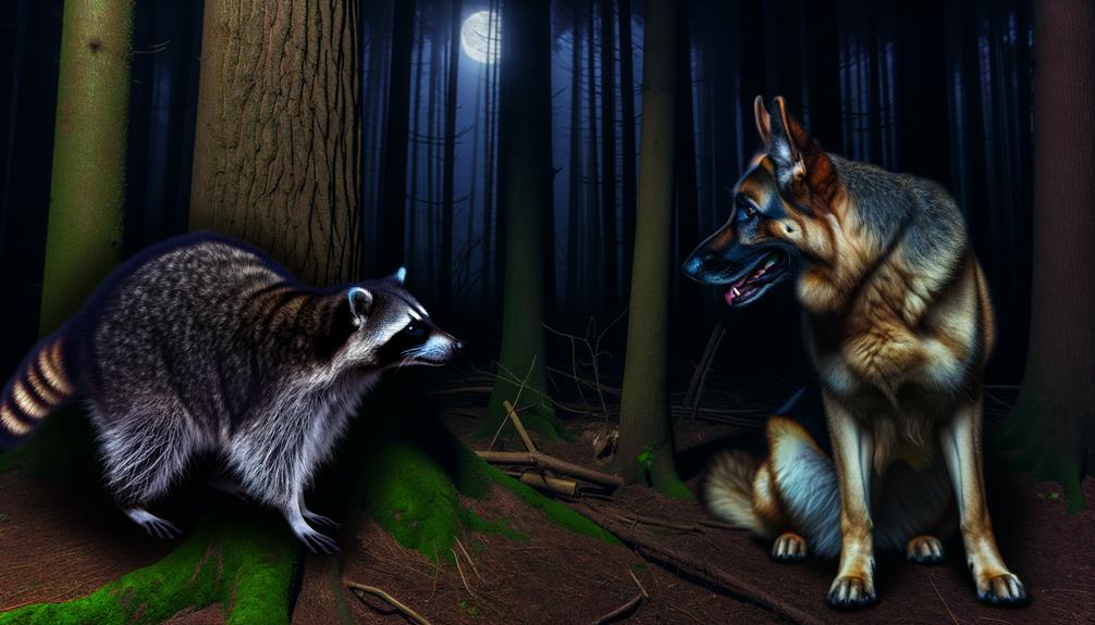 dog versus raccoon dilemma