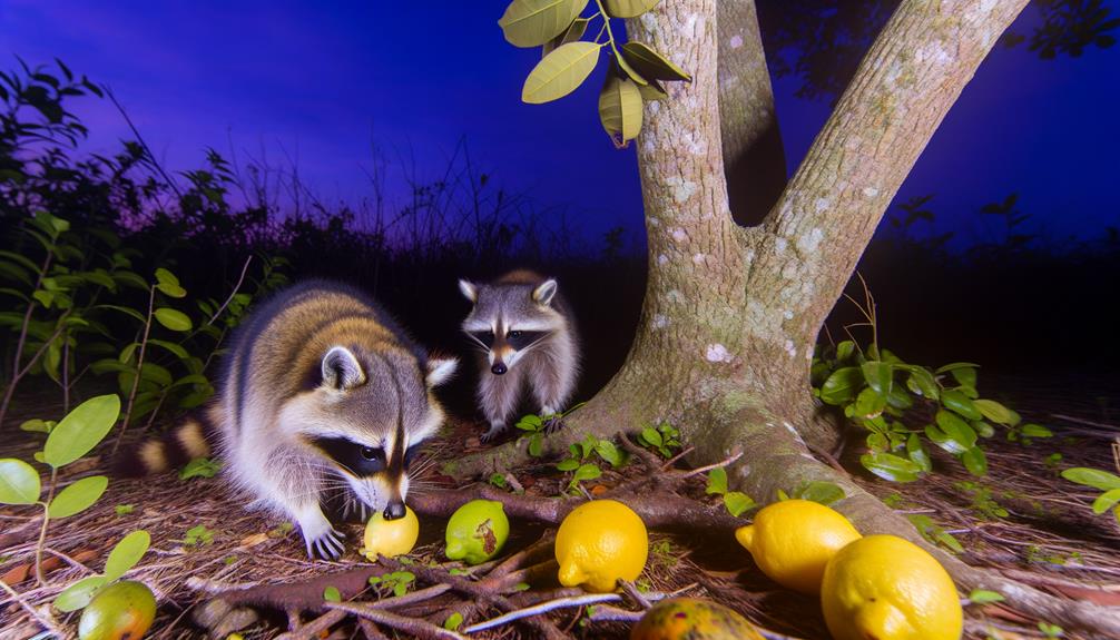 exploring raccoon eating habits