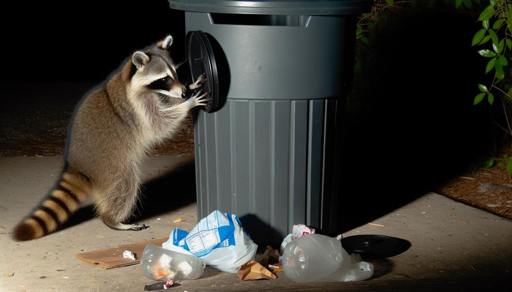 fast nimble raccoon hands