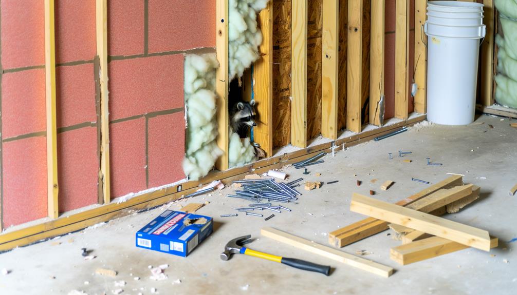 fixing holes in drywall