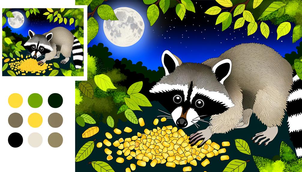 foraging raccoons eat anything