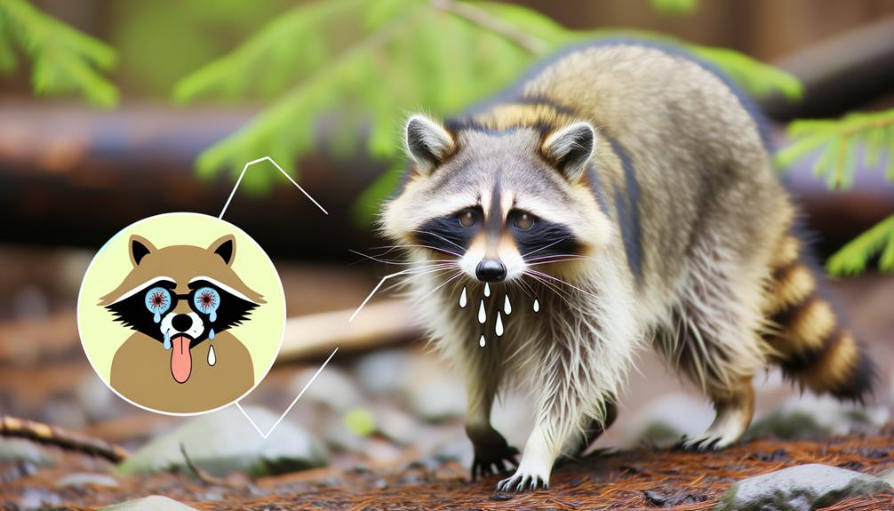 identifying rabies in raccoons