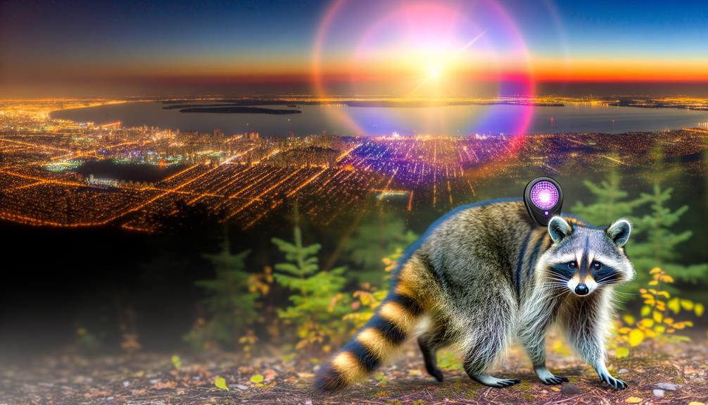 mapping raccoon behavior patterns