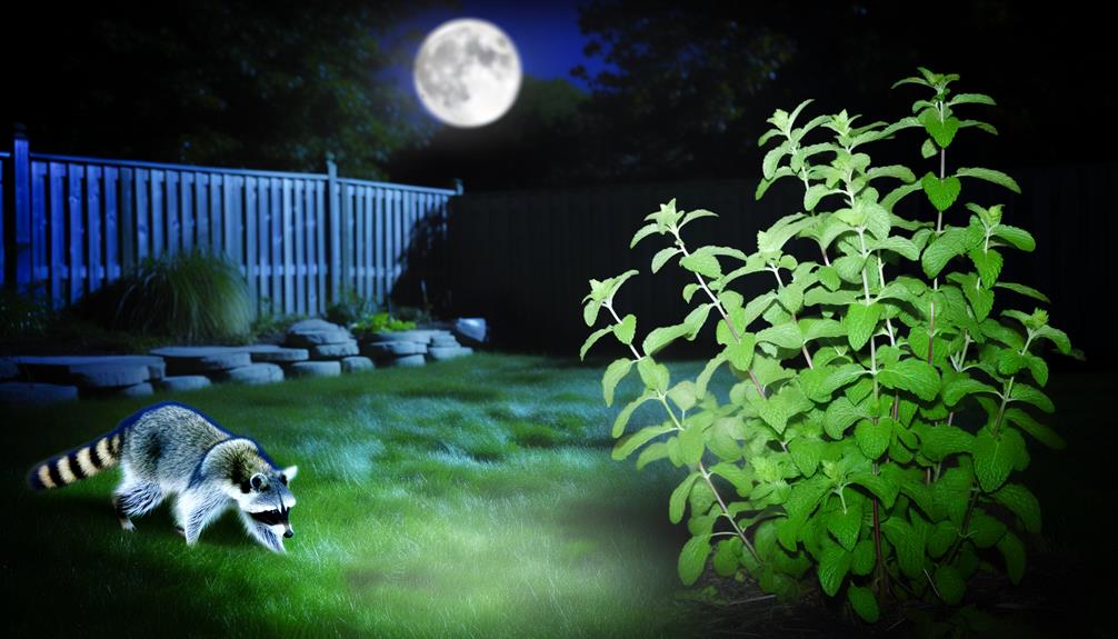 peppermint for raccoon deterrence