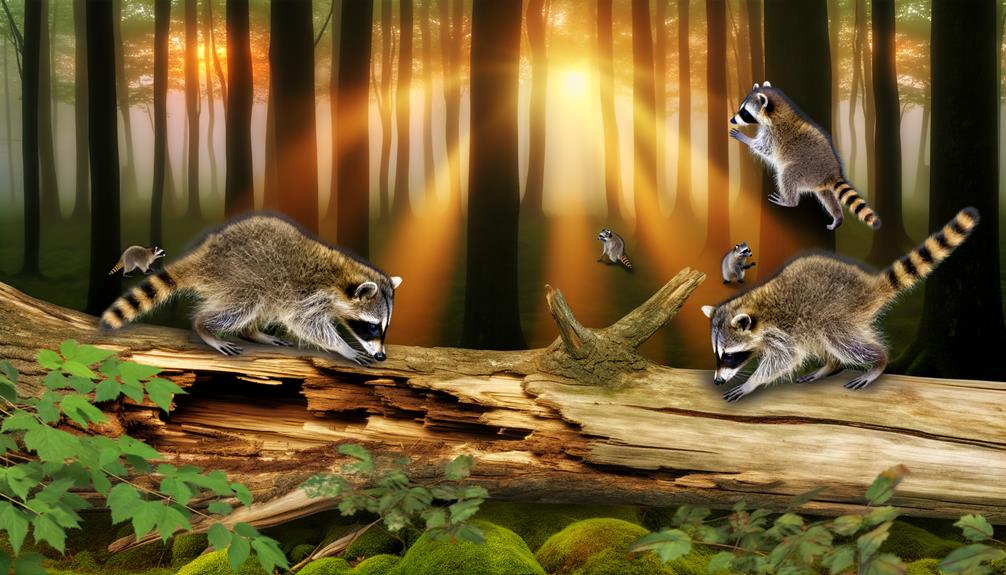 playful mischievous nocturnal bandits