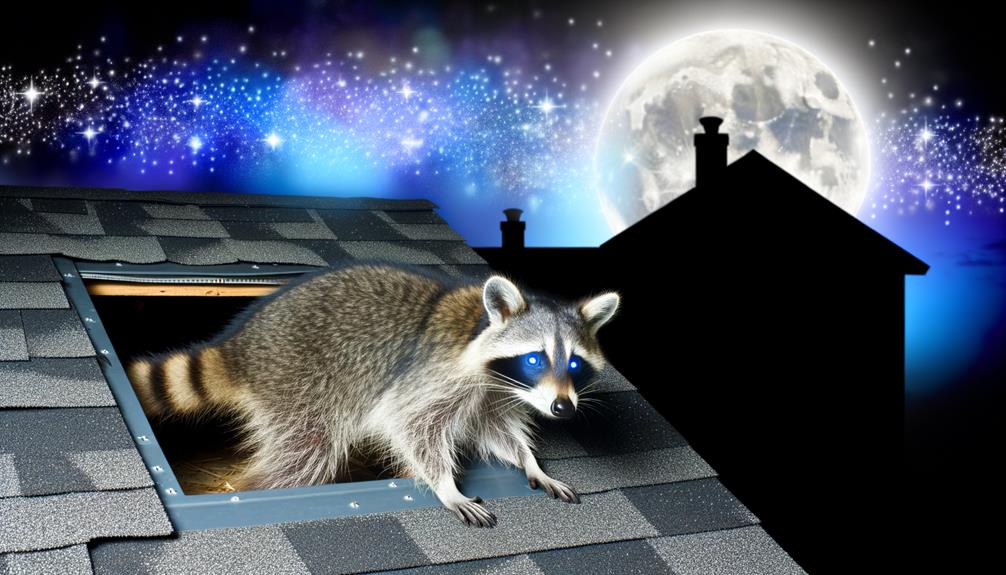 preventing raccoons from entering