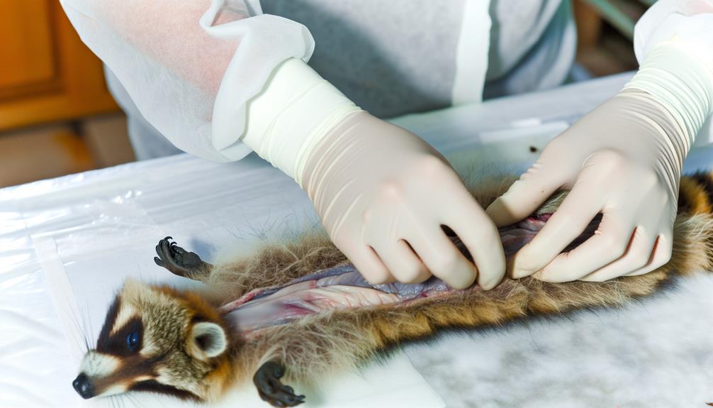 rabies risk from skinning