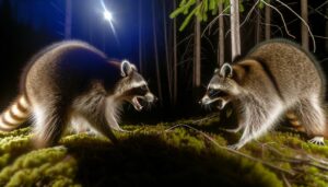 raccoon aggression based on gender