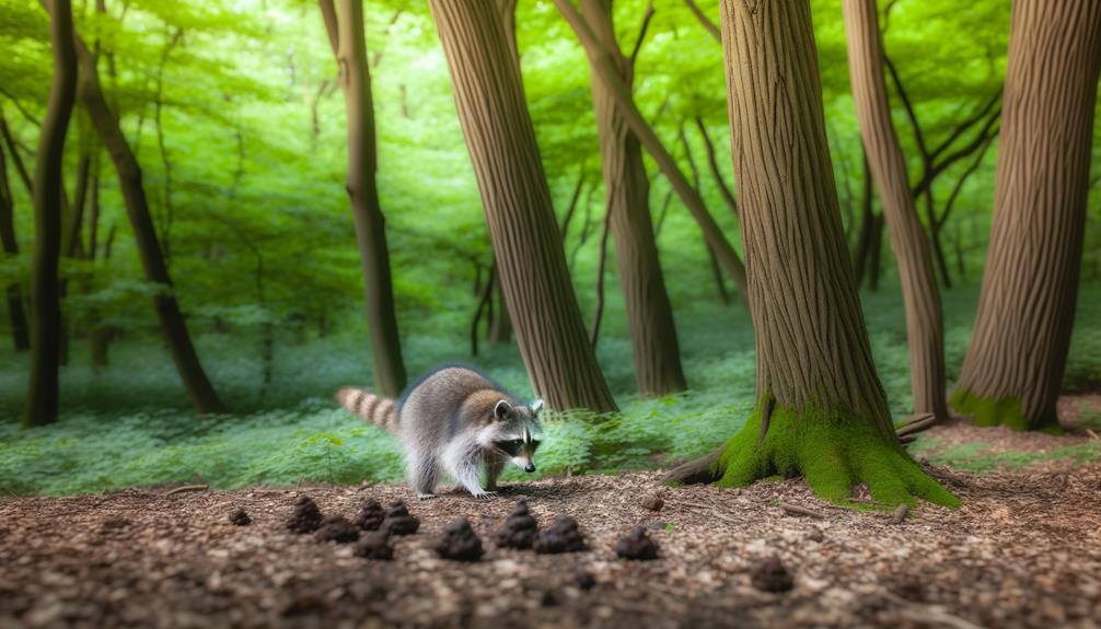 raccoon bathroom habits explained