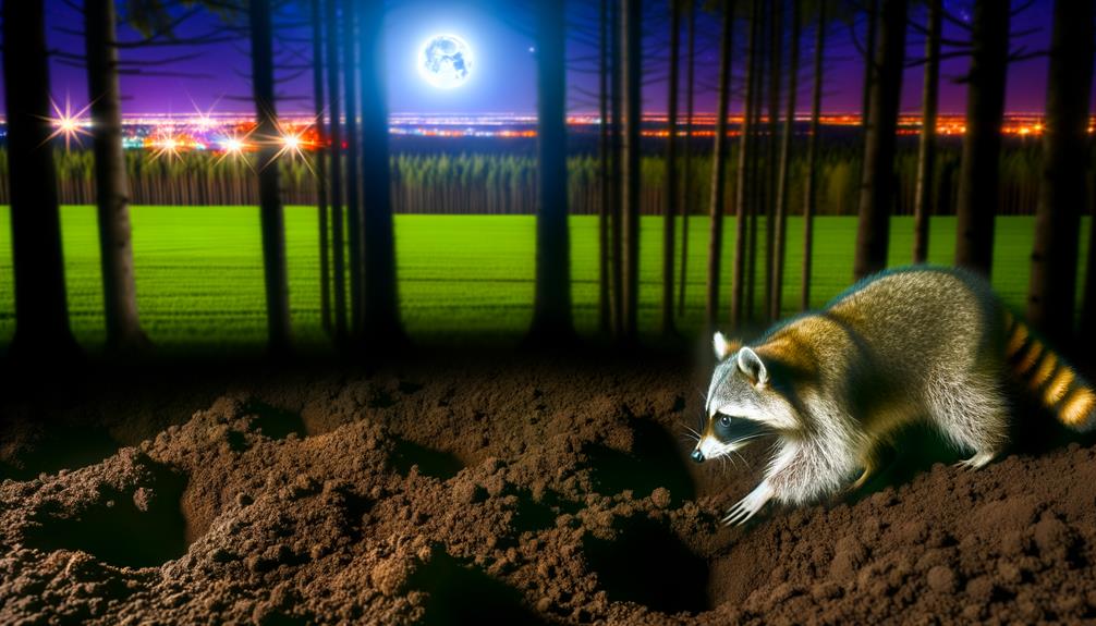 raccoon behavior and diet