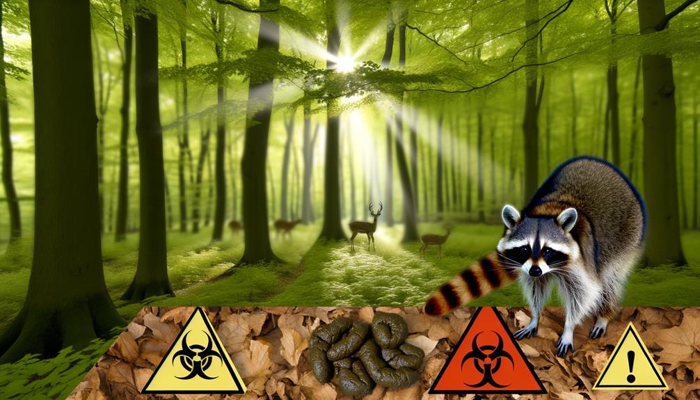 raccoon feces health risks