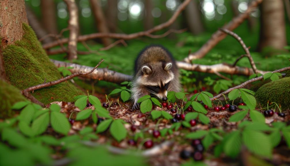 raccoon food preferences noted