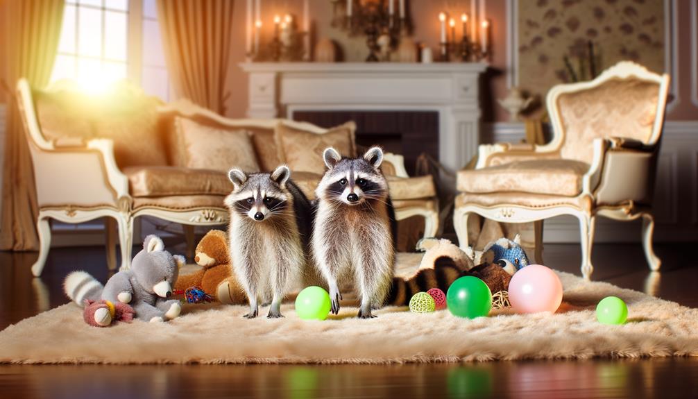 raccoon pet gender differences