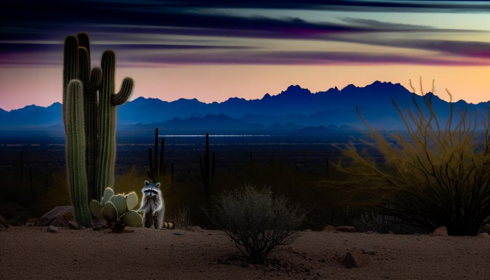 raccoon population in arizona