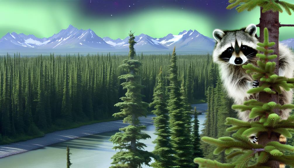 raccoon presence influencing factors