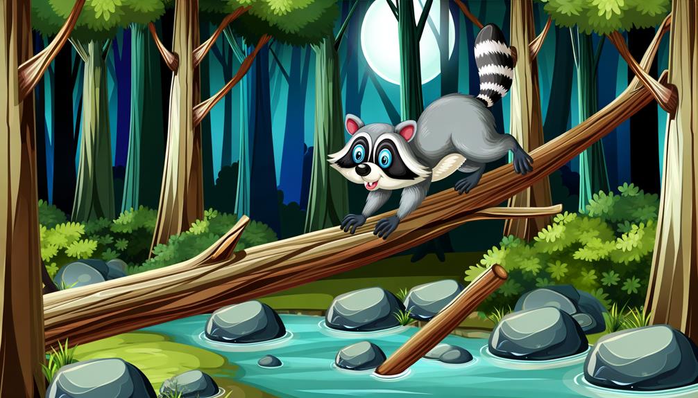 raccoon s mobility and adaptations