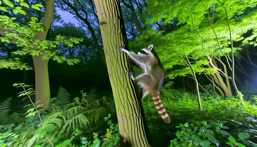 raccoon s physical adaptations described