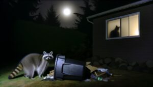 raccoons active nocturnal behavior