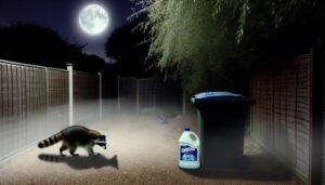 raccoons and ammonia repellent