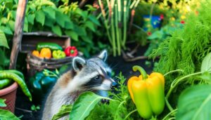 raccoons and bell peppers