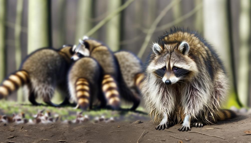 raccoons and distemper connection