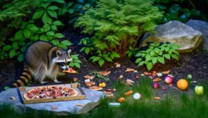 raccoons and human food