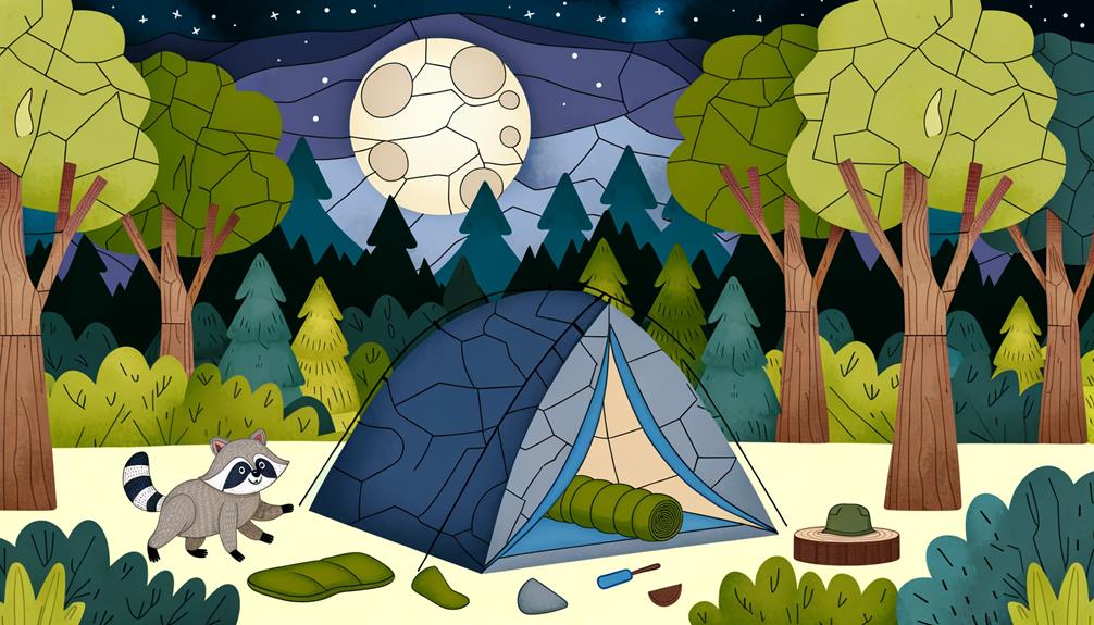 raccoons and tents question