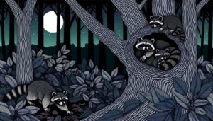 raccoons are solitary creatures