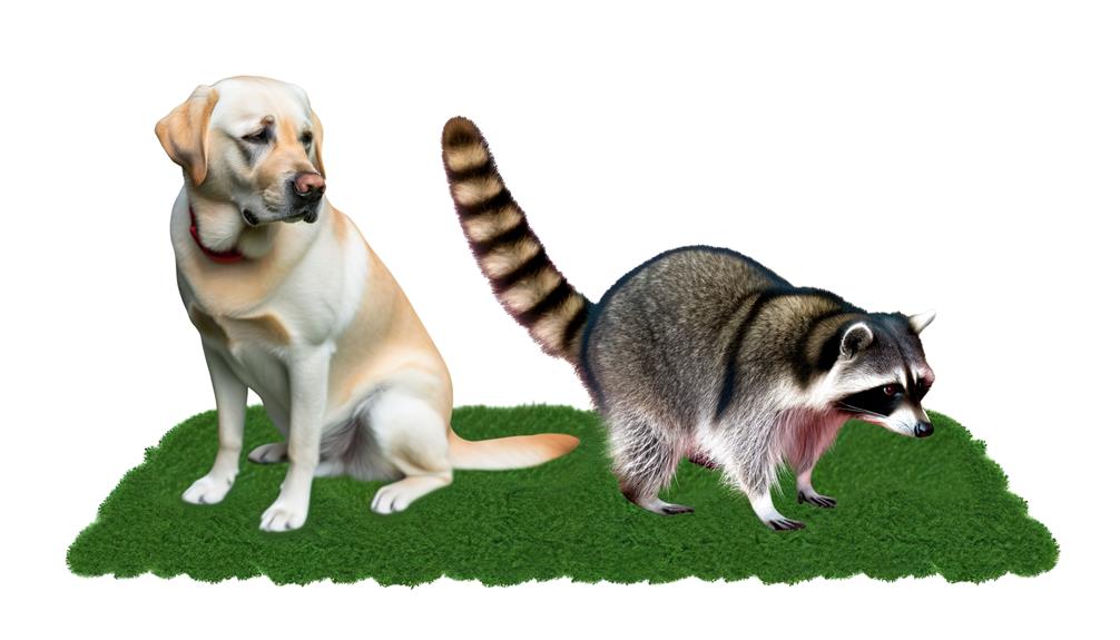 raccoons avoid dog urine