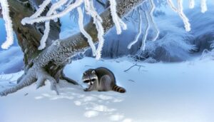 raccoons can freeze outside