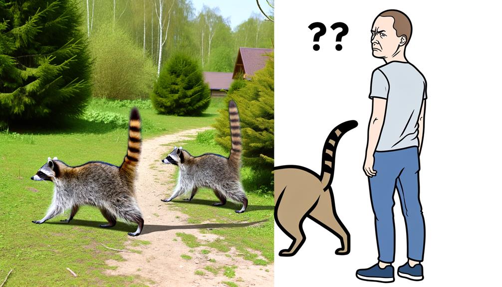 raccoons do not spray