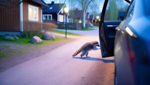 raccoons entering vehicles concern