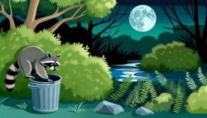 raccoons food foraging habits