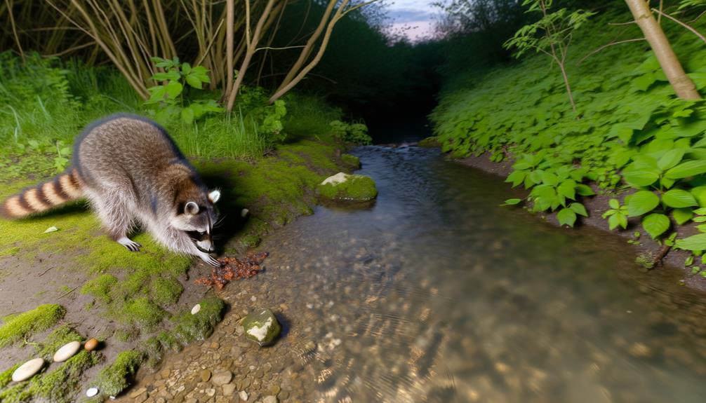 raccoons food washing behavior explained