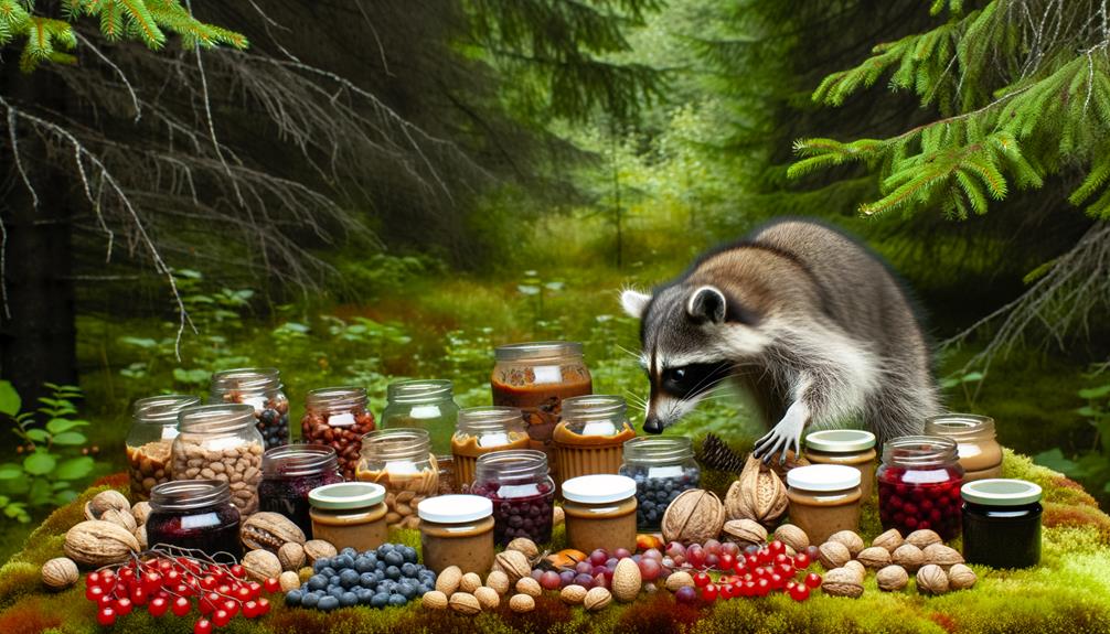 raccoons forage for food