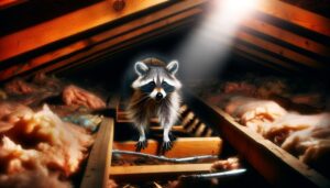 raccoons in hot attic