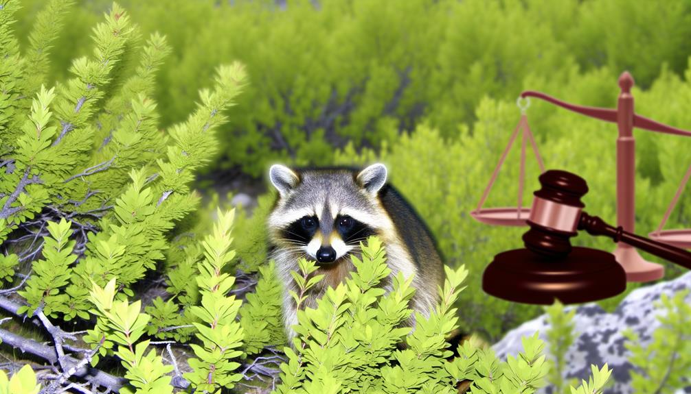 raccoons legal protection varies