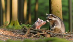 raccoons make pig noises