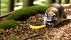 raccoons may eat peels