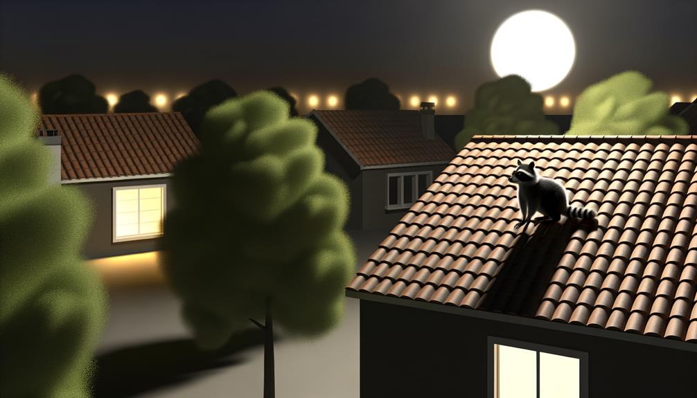 raccoons on roofs question