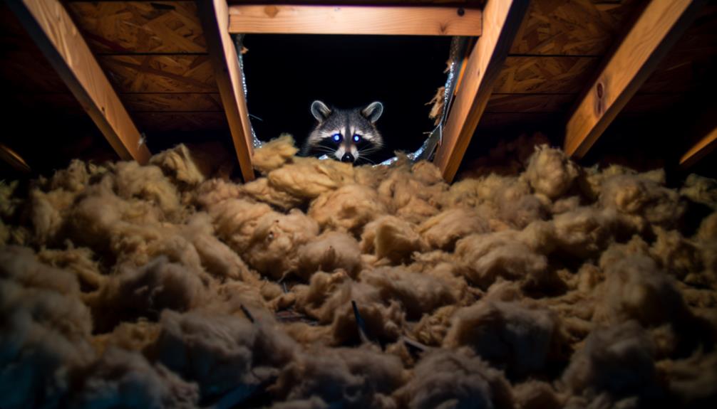 raccoons pose attic threat