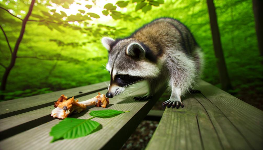 raccoons should avoid bones